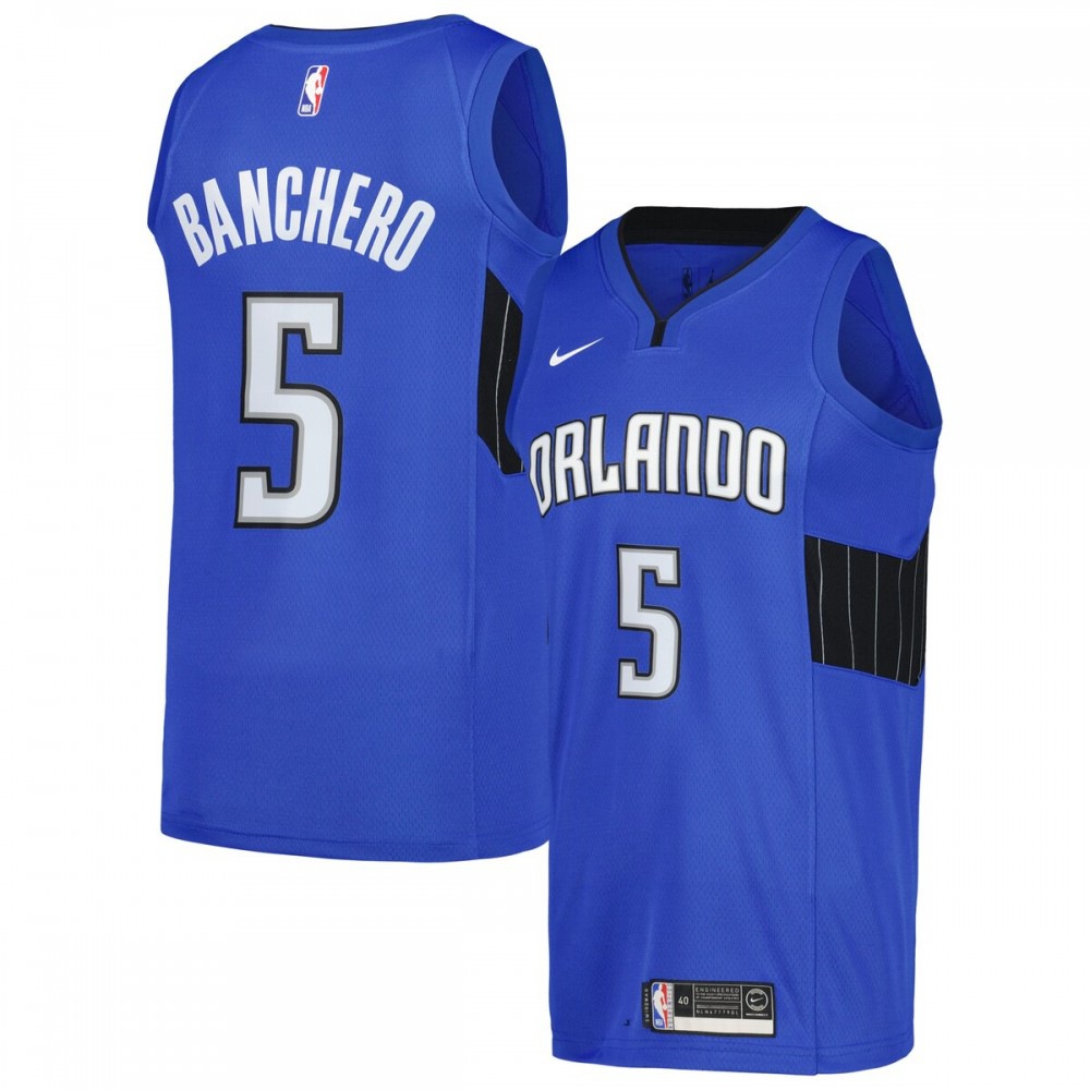 Paolo Banchero Orlando Magic Swingman Player Jersey - Statement Edition - Royal-Pro Kit Vault | Brand New 26/27 Sports Jerseys
